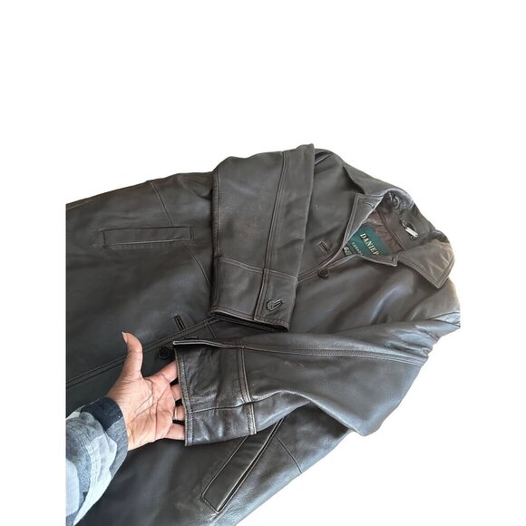 Danier Canada Thinsulate Leather Jacket With Removable Vest Warm Stylish Sz 6-8 - Picture 14 of 14